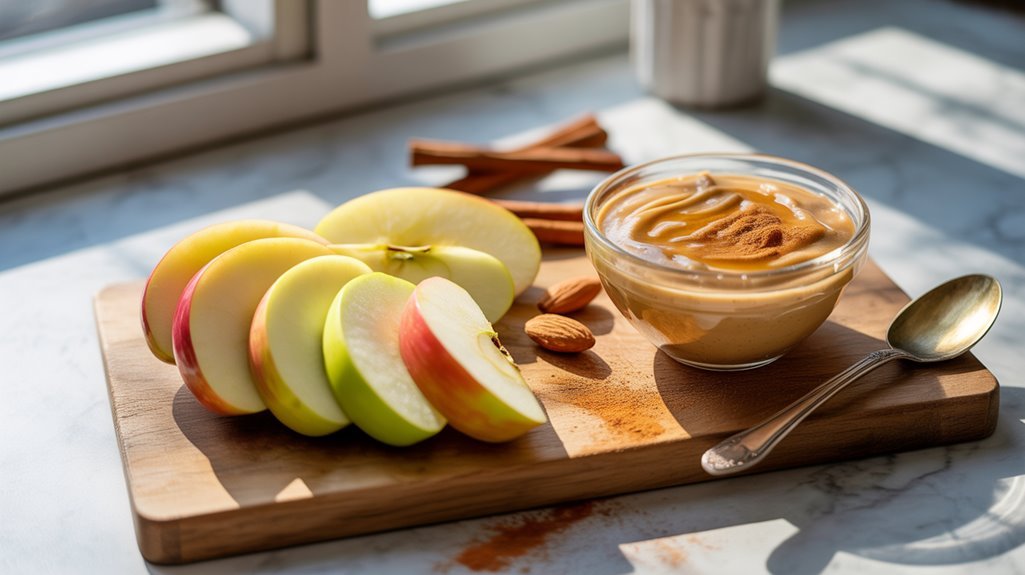 nutritious apple almond snack