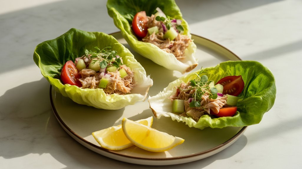 nutritious tuna salad wraps