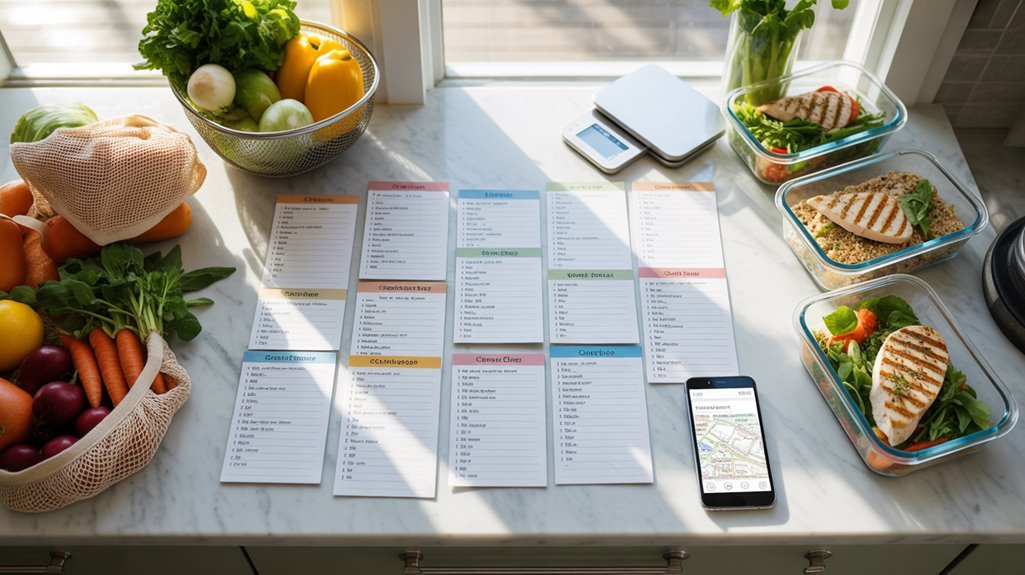 organized grocery list strategy