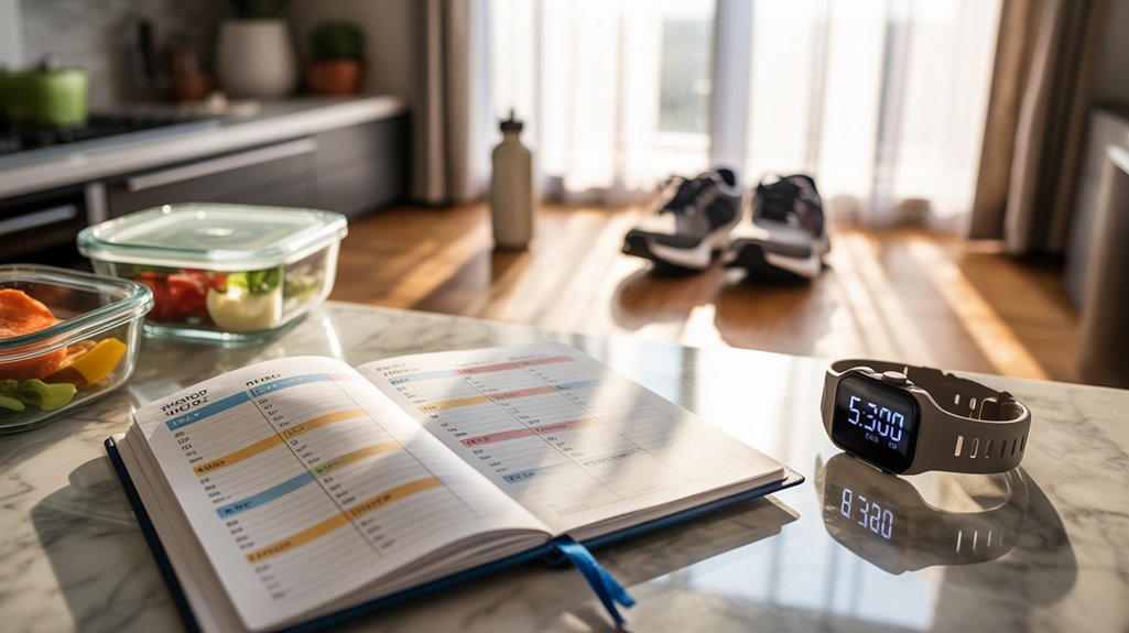 structured workout schedule benefits