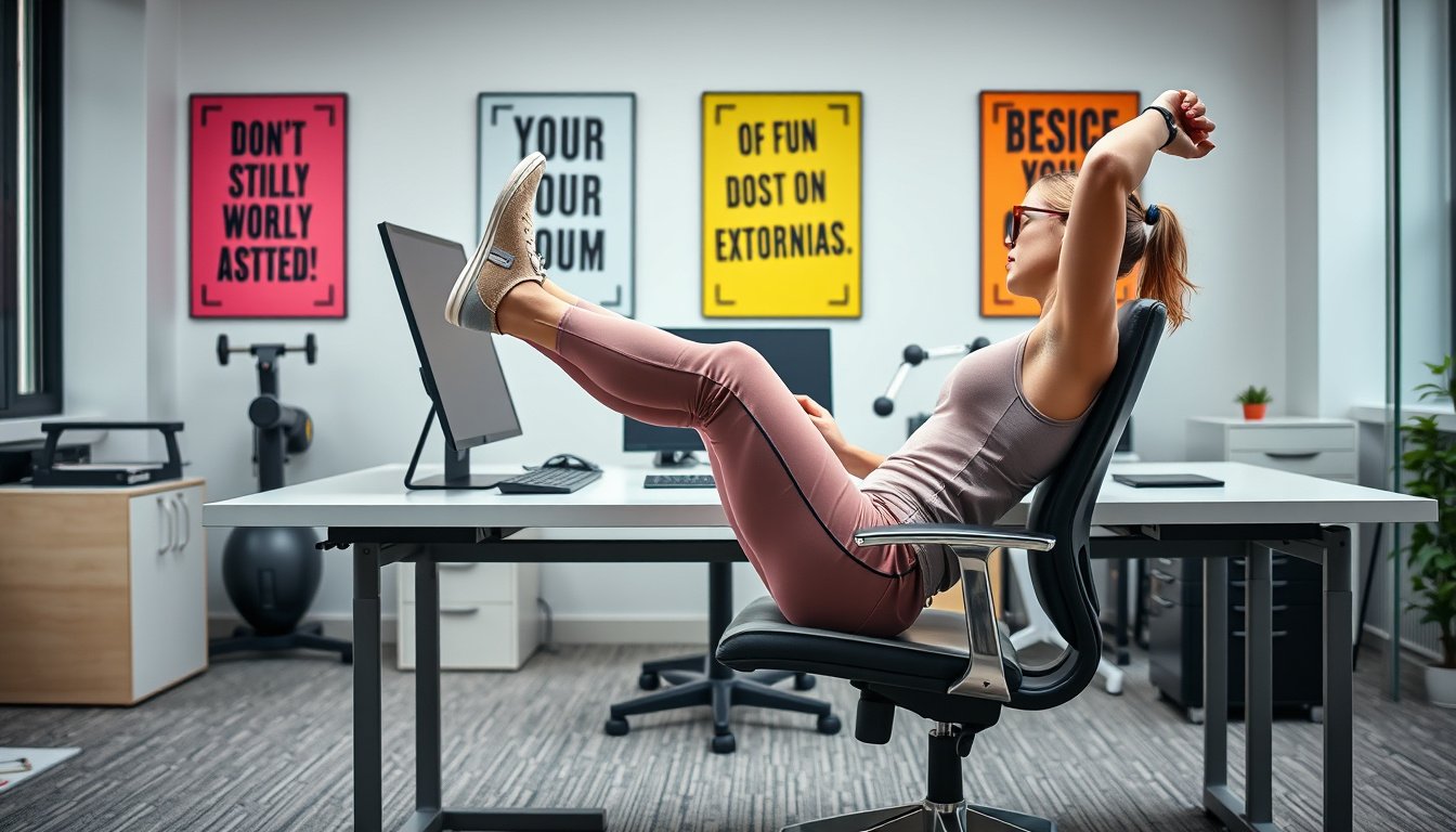 Sculpt Your Core from Your Chair: An 8-Minute Seated Abs Workout to Banish Belly Fat