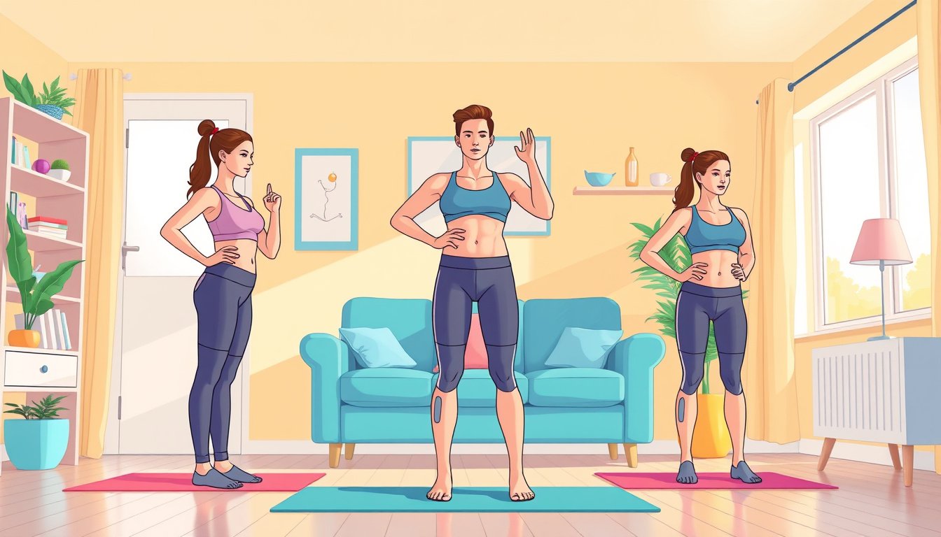 Sculpt Your Core: A Week of Standing Workouts to Shed Belly Fat at Home—No Equipment Needed!