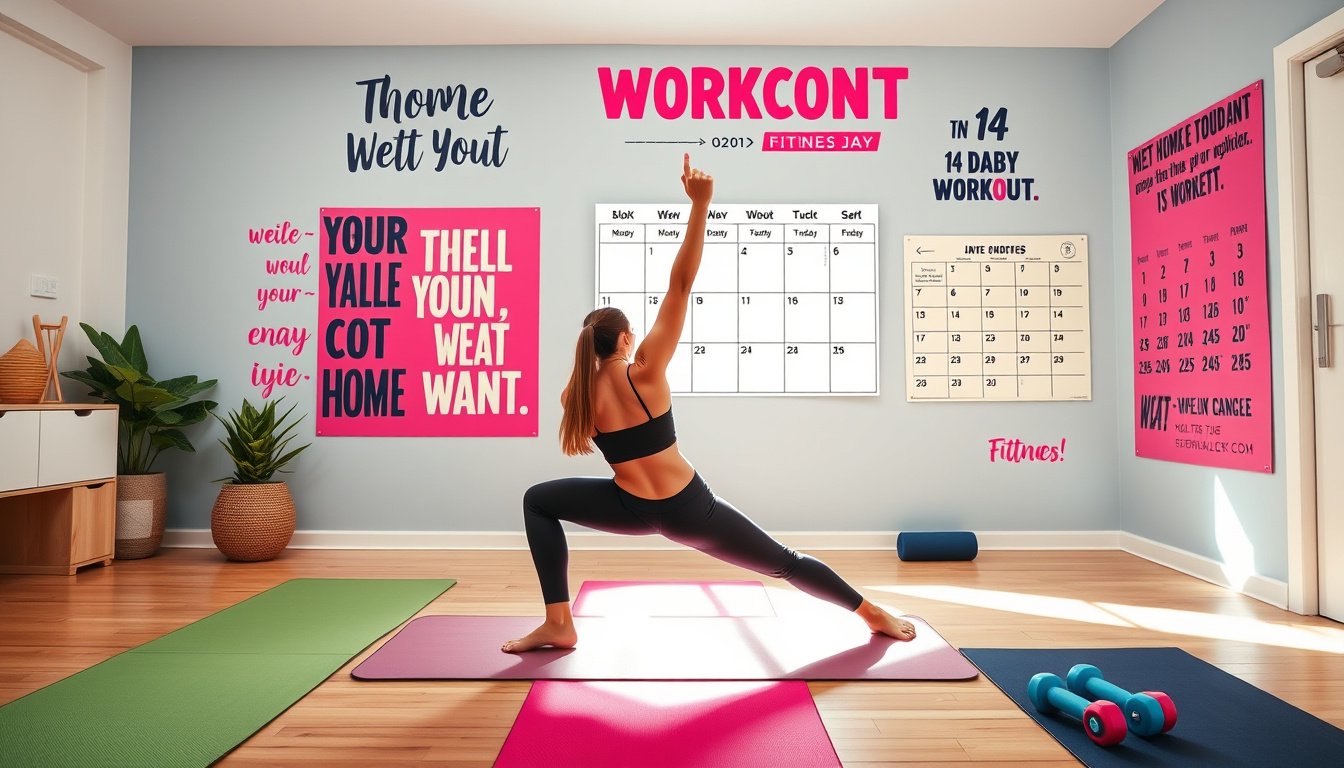 Sculpt Your Core: Transform Your Body in Just 14 Days with This Free Home Workout Plan!