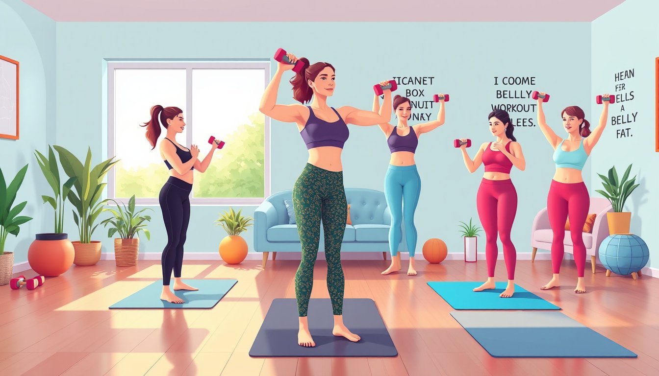 Shed Belly Fat Fast: 8 Effective Standing Workouts You Can Do at Home