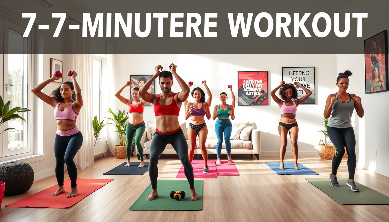 Transform Your Core in Just One Week: A 7-Minute At-Home Workout to Shed Belly Fat