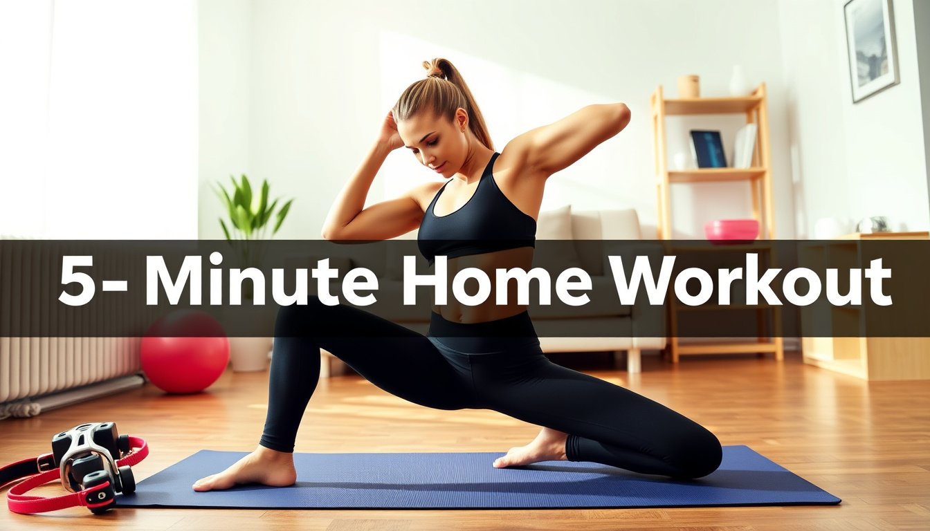 Sculpt Your Dream Body: Achieve a Trim Waist and Flat Abs in Just 7 Days with This 5-Minute Home Workout