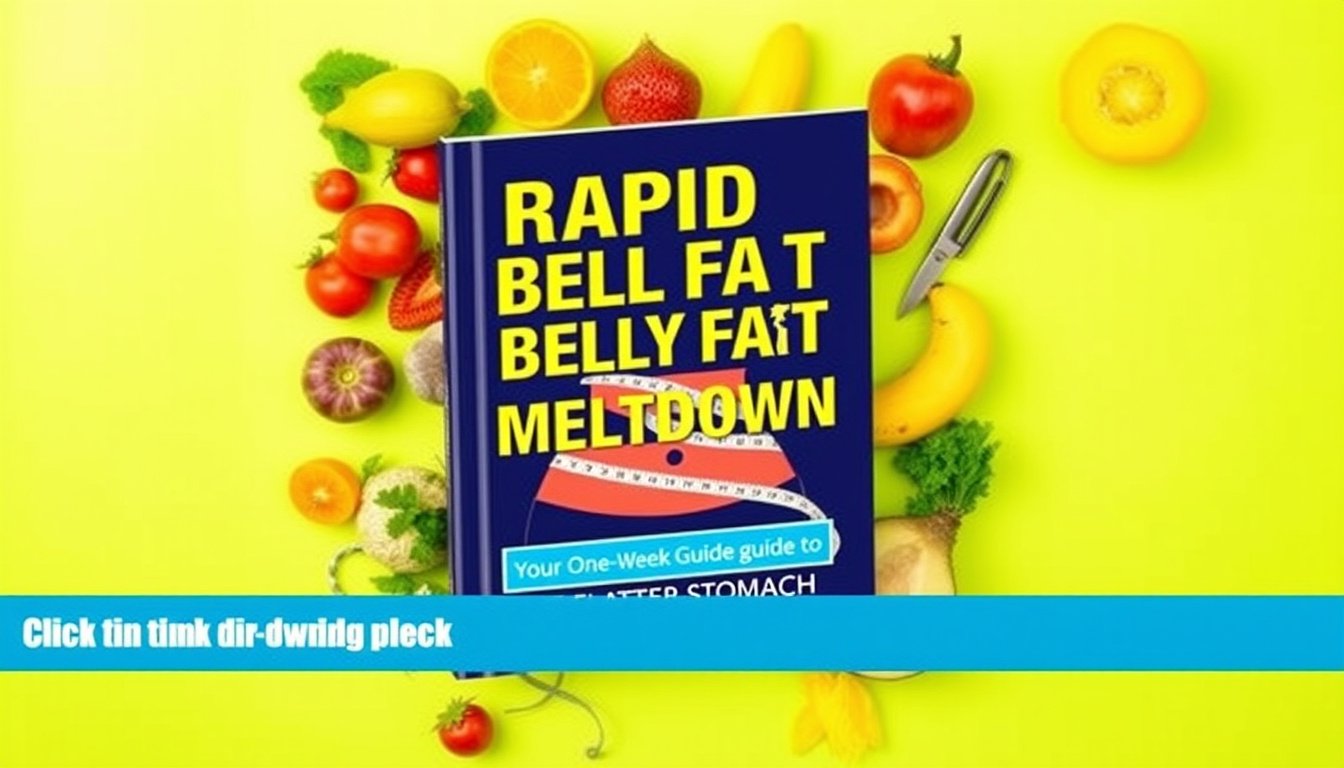 Rapid Belly Fat Meltdown: Your One-Week Guide to a Flatter Stomach
