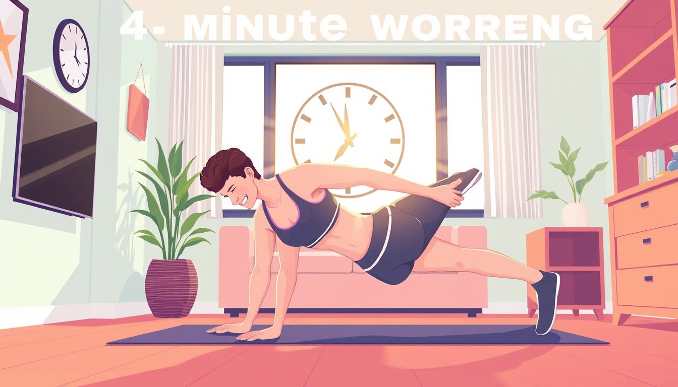 Sculpt Your Midsection: Blast Belly Fat in Just 4 Minutes Daily—No Equipment Needed!