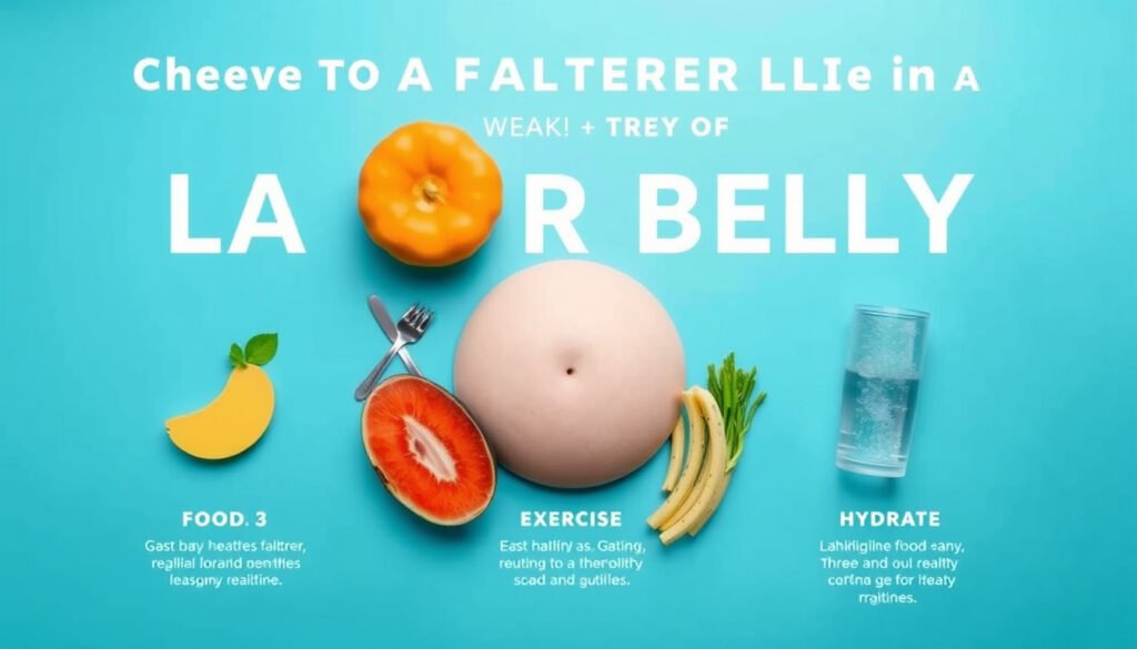 Transform Your Midsection: Achieve a Flatter Belly in Just One Week with These Three Easy Steps