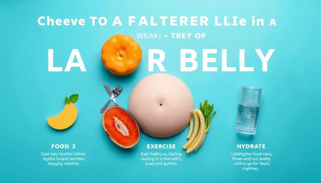 Transform Your Midsection: Achieve a Flatter Belly in Just One Week with These Three Easy Steps